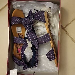 Minnie Mouse Polka Dot Sandals